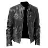 Byemuch-Men leather riding jackets